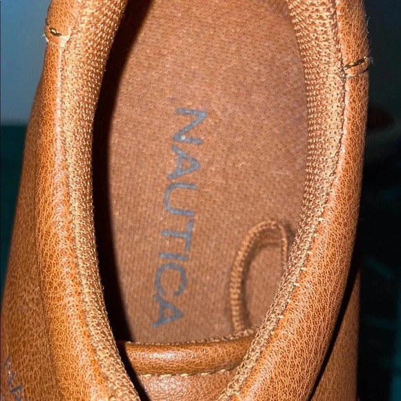 Nautica Brown Sneakers with Smooth Leather Upper and White Sole - Picture 7 of 9